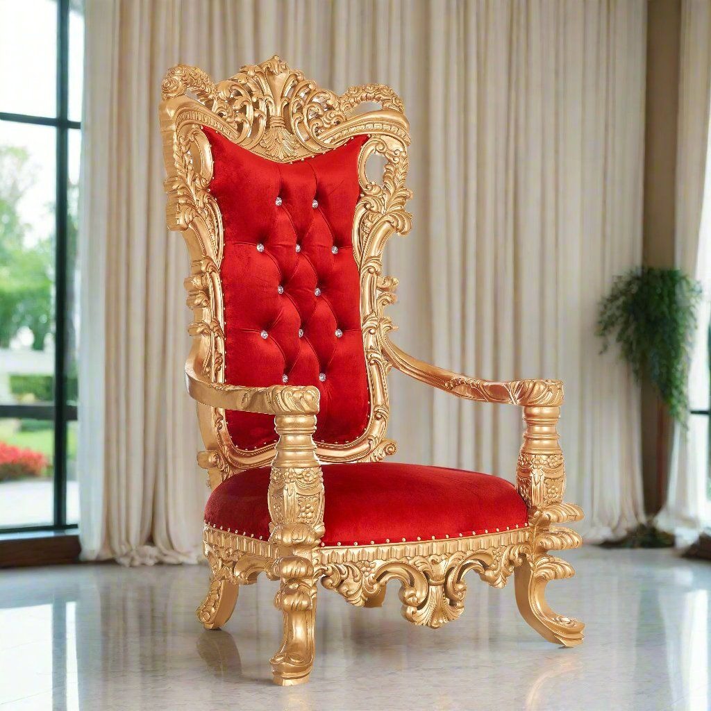 Wooden Handmade Design Maharaja Chair