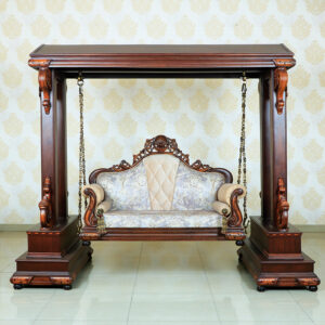 Wooden Handcrafted Design Swing by Shalvika Living Innovations