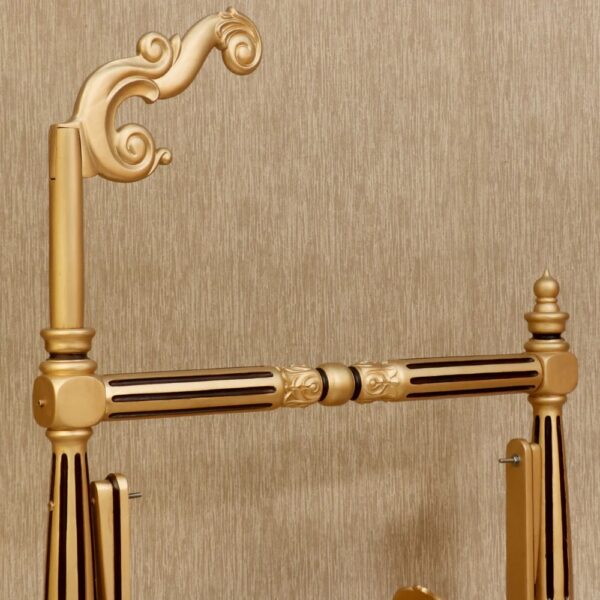 Wooden Handcrafted Designer Baby Cradle - Image 4