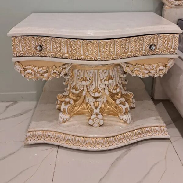 72*78 Royal Wooden Handcrafted Bed - Image 7