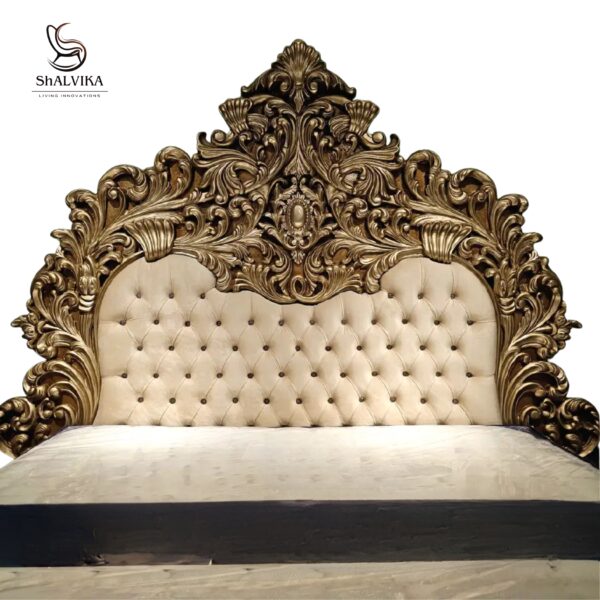 Royal Luxury Handcrafted Teak Wood Bedroom Set | Shalvika Living Innovations Saharanpur