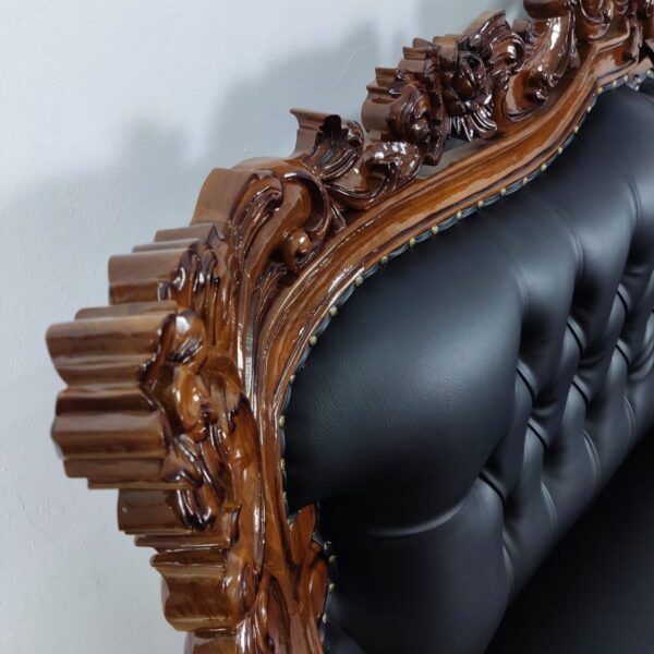Wooden Handcarved Designer Sofa set by Shalvika Living Innovations - Image 3