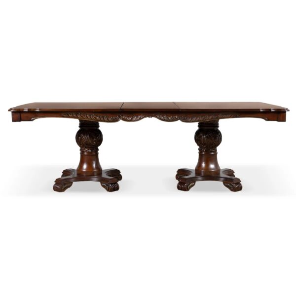 Antique Victorian 8 Seater Wooden Dining Set - Image 4