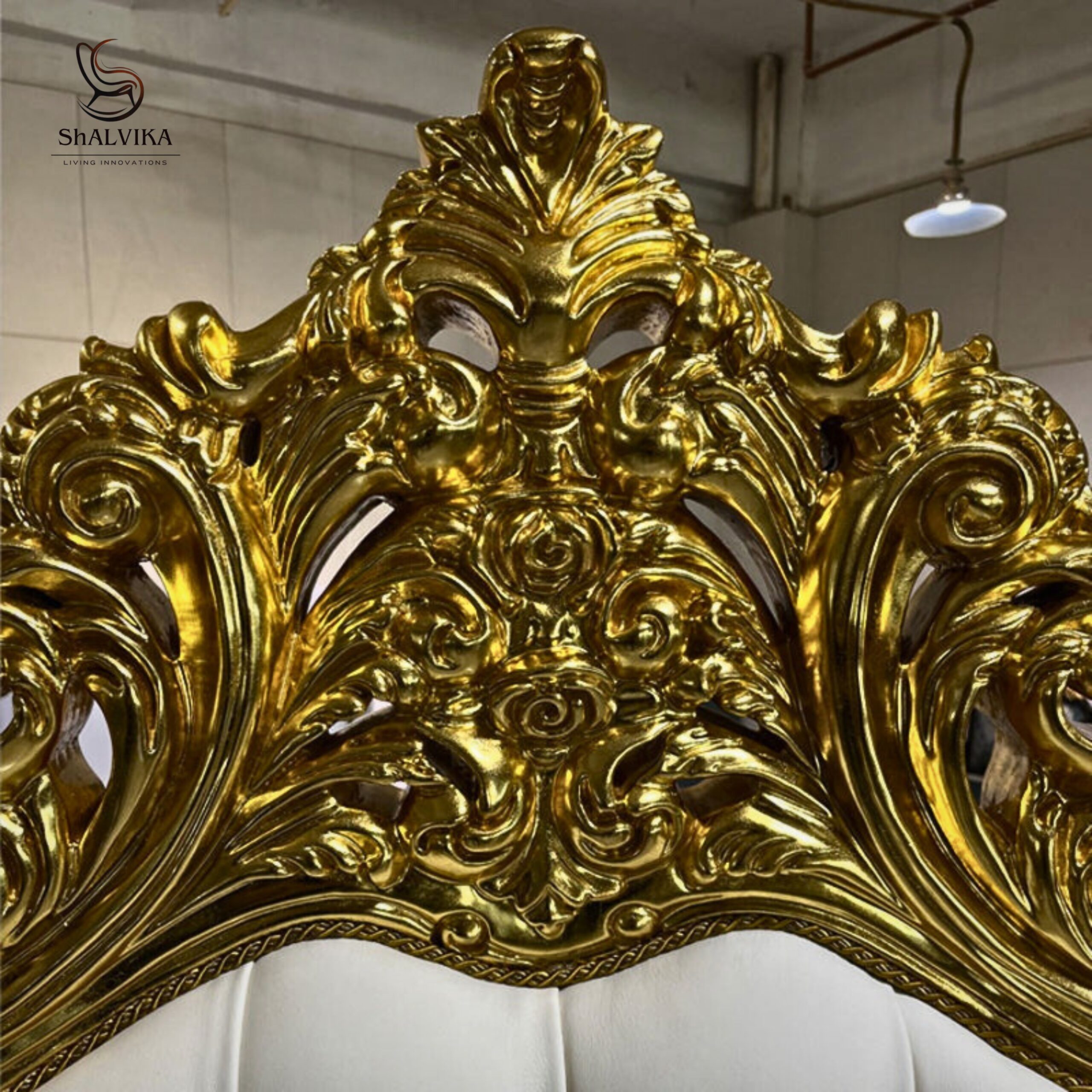 European Wooden Round Bed Design with Price - Image 2