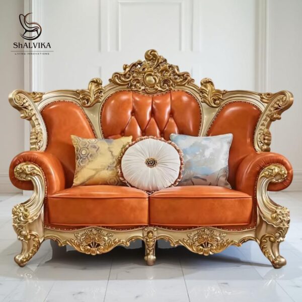 Wooden Royal Sofa Set 6 Seater