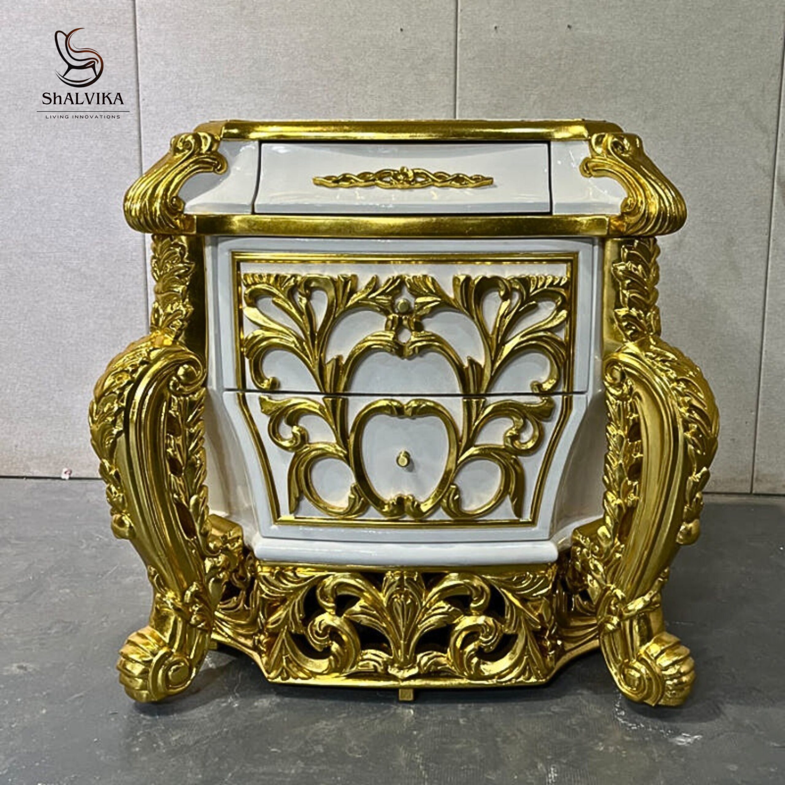 European Wooden Round Bed Design with Price - Image 3