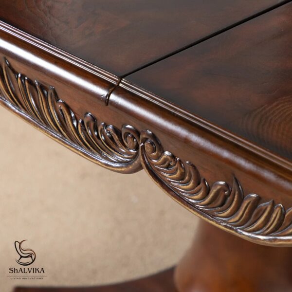 Antique Victorian 8 Seater Wooden Dining Set - Image 15