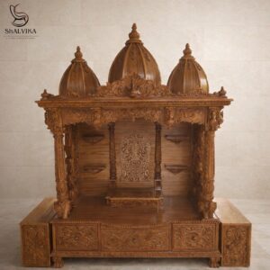 Wooden Big Size Pooja Mandir For Home