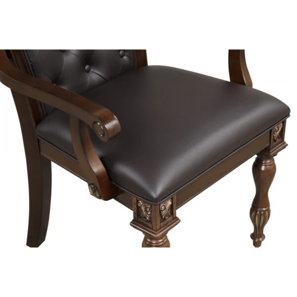 Traditional Handcarved Wooden Antique Dining Table with Chairs – Shalvika Living Innovations