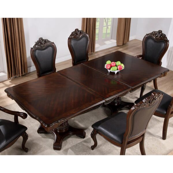 Antique Victorian 8 Seater Wooden Dining Set - Image 9