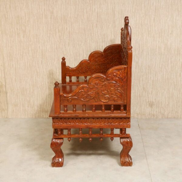 Wooden Vintage Carved Traditional Sofa Set