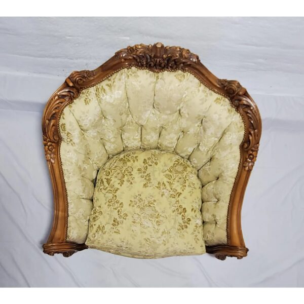 Luxury French Carved Wood 7 Seater Sofa Set - Image 6