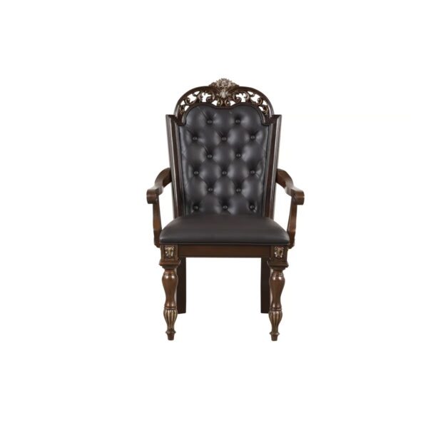 Designer Antique Wooden Dining Set with 6 Chairs by Shalvika Living Innovations