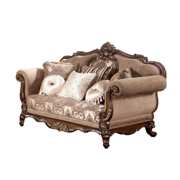 Wooden Hand Carved 7 Seater Sofa Set - Image 3