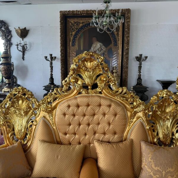 Luxurious Royal Living Room Sofa Set 5 seater - Image 4