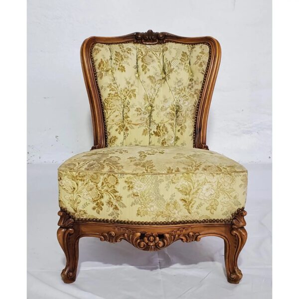 "Luxury French Carved Wood 7 Seater Sofa Set | Royal Handcrafted Wooden Sofa for Living Room"