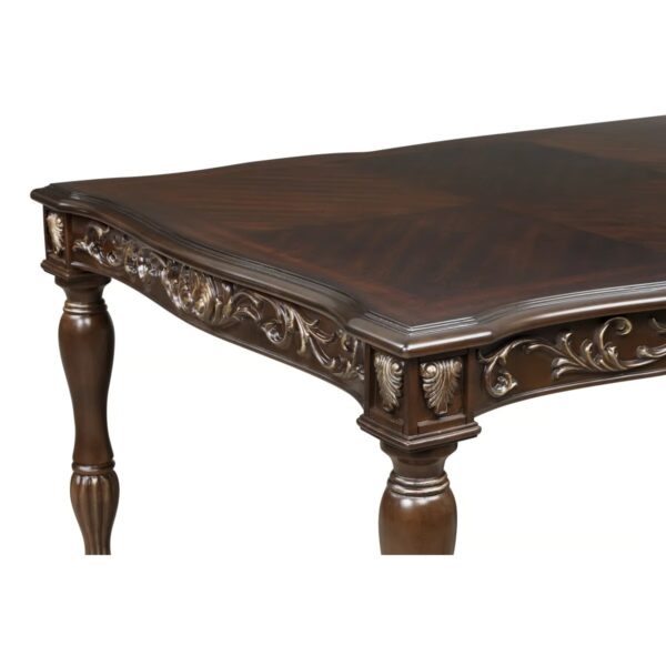 Classic Wooden 6 Seater Antique Dining Set Handcrafted by Shalvika Living Innovations