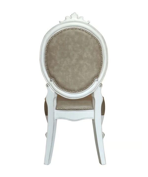 "Wooden Victorian Dining Table in White | Handcrafted by Shalvika Living Innovations"