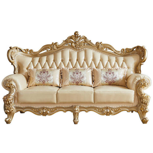 Wooden Royal Luxury Carved Sofa Set - Image 5