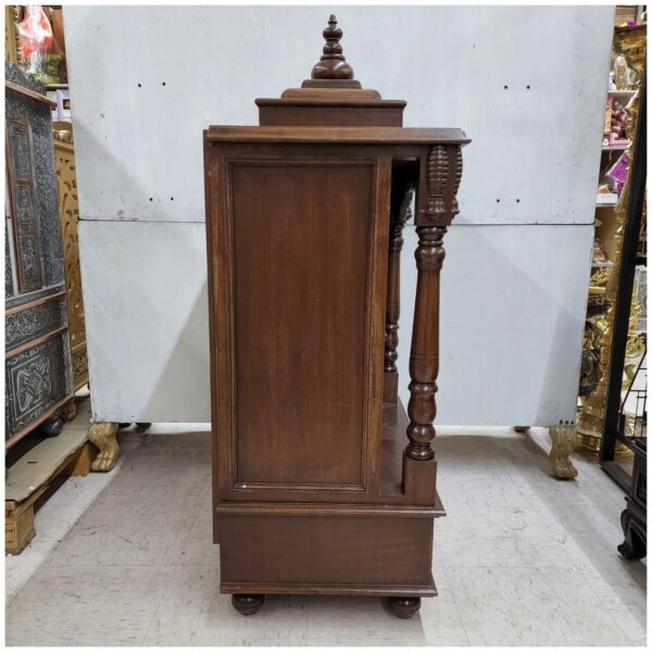 South Indian Teak Wood Mandir - Image 4