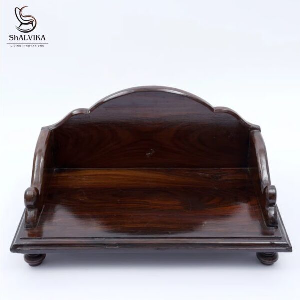 Handcrafted Wooden Puja Chowki Online | Designer Temple Chowki by Shalvika Living Innovations