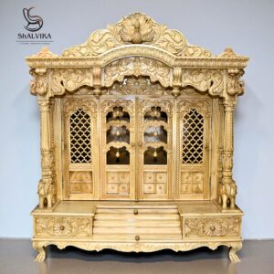 5 feet pooja mandir with door