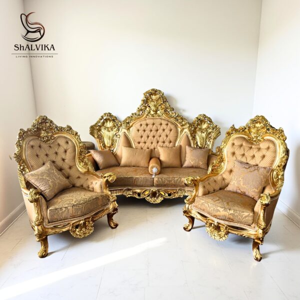 Luxurious Royal Living Room Sofa Set