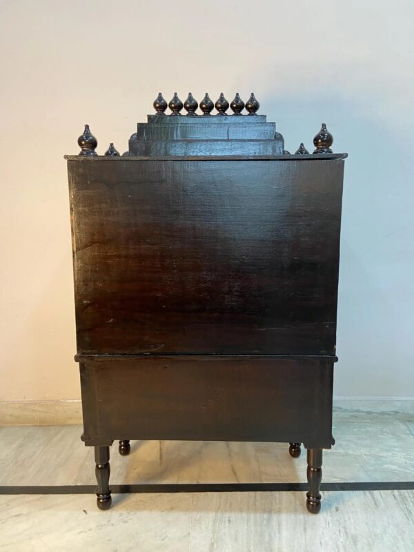 Hand Carved Teak Wood Pooja Mandir – Premium Wooden Temple for Home