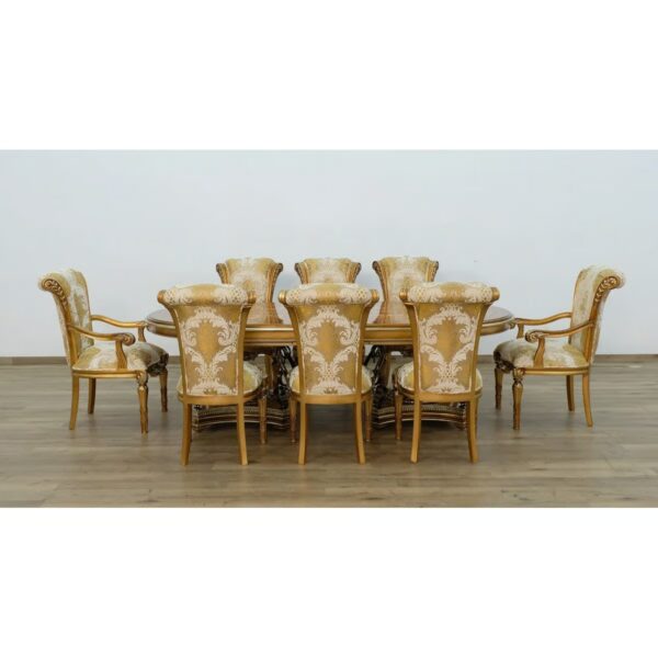 Wooden Royal Classic 8 Seater Dining Table Set - Image 7