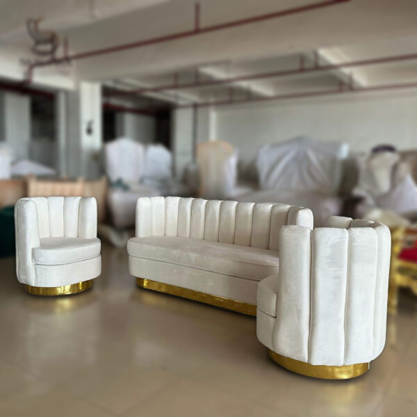 Wooden Luxury Sofa Set For Living Room