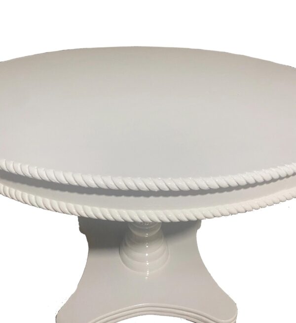Hand Carved Dining Table with Chairs Luxury Wooden Set - Image 4