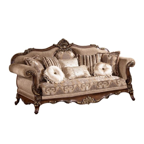 Wooden Hand Carved 7 Seater Sofa Set - Image 2
