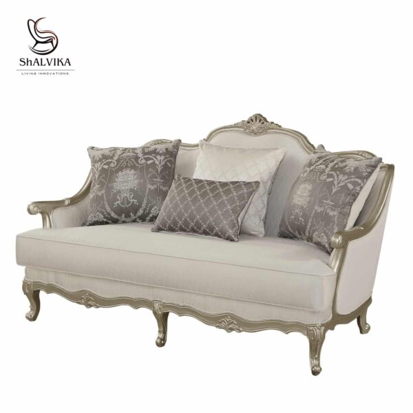 Teak Wooden Victorian Style Sofa Set