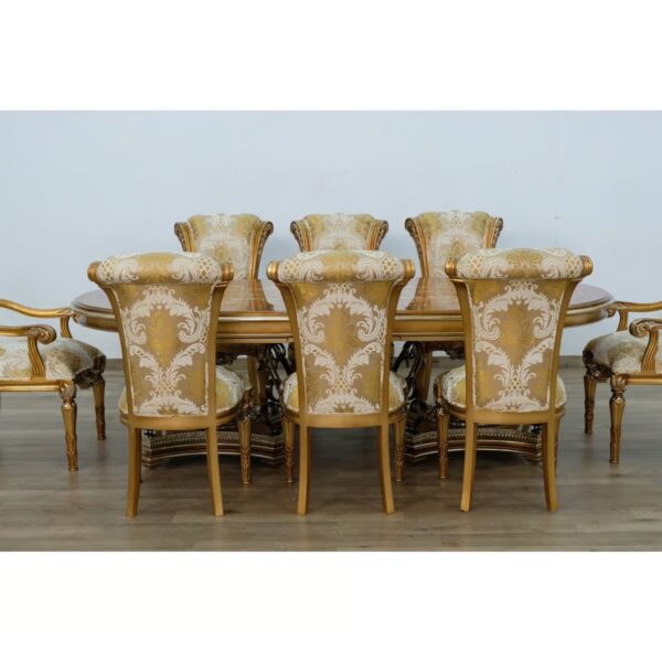 Wooden Royal Classic 8 Seater Dining Table Set - Image 9