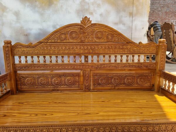 Teak Wood Swing Seat Design – Handcrafted Luxury Swing by Shalvika Living Innovations - Image 3