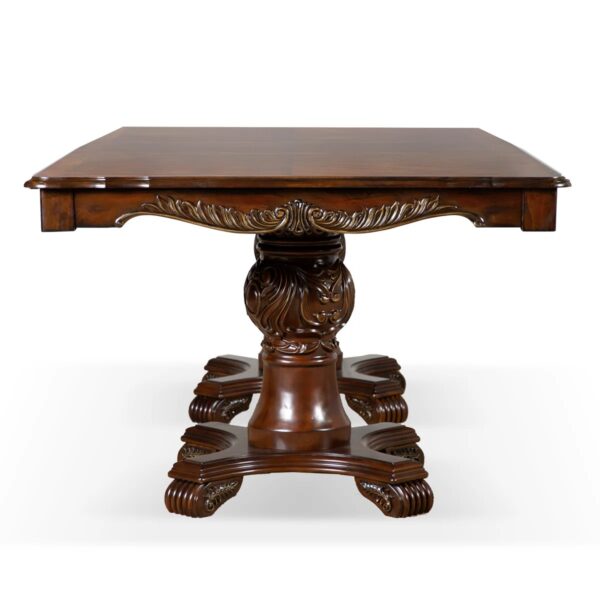Antique Victorian 8 Seater Wooden Dining Set - Image 7