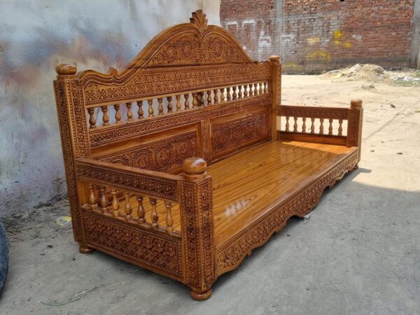 Teak Wood Swing Seat Design – Handcrafted Luxury Swing by Shalvika Living Innovations - Image 4