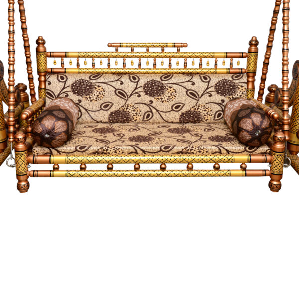 Wooden Sankheda Jhula Handcrafted in High-Quality Teak Wood – Shalvika Living Innovations - Image 4
