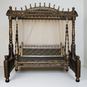 Wooden Handmade Designer Sankheda Jhula – Shalvika Living Innovations