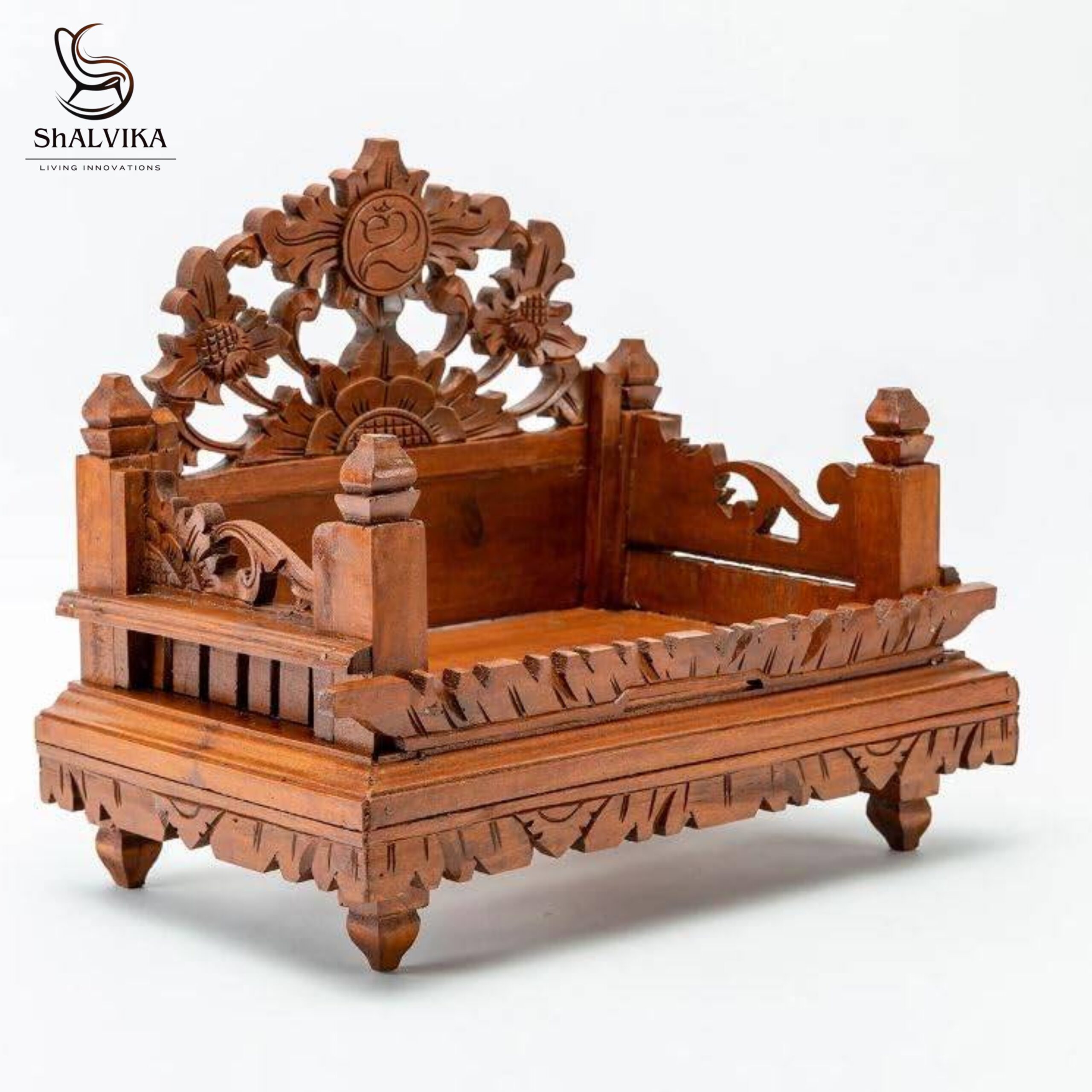 Pooja Chowki in Sheesham Wood