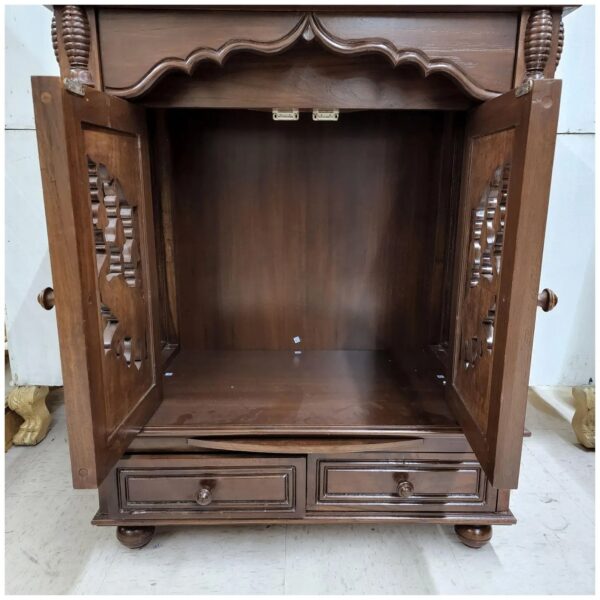 South Indian Teak Wood Mandir - Image 6