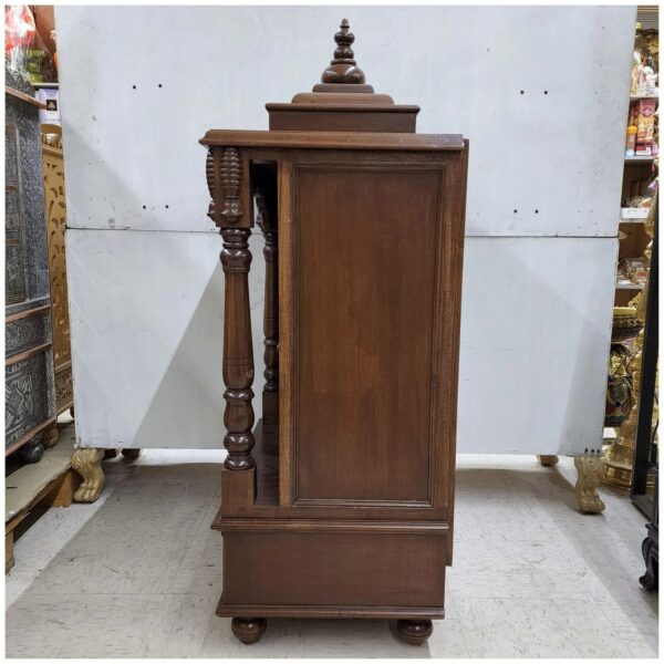 South Indian Teak Wood Mandir - Image 2