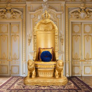 Wooden Royal Style King Chair
