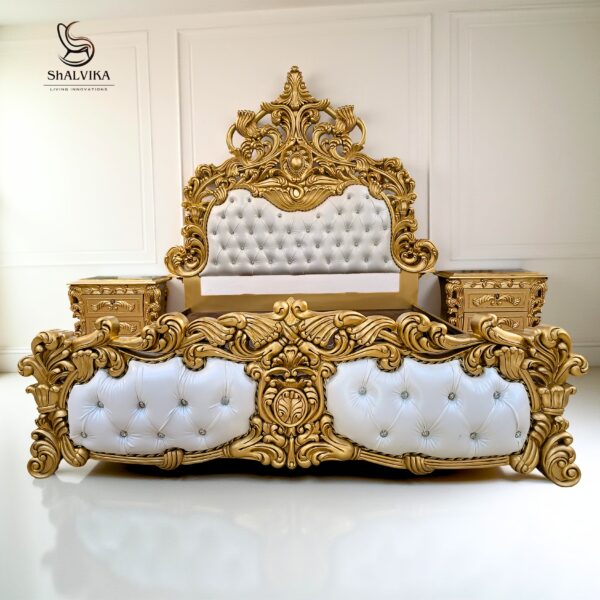 Wooden Luxury Carved Designer Bed