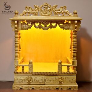 Small Temple Design For village in Teak Wood