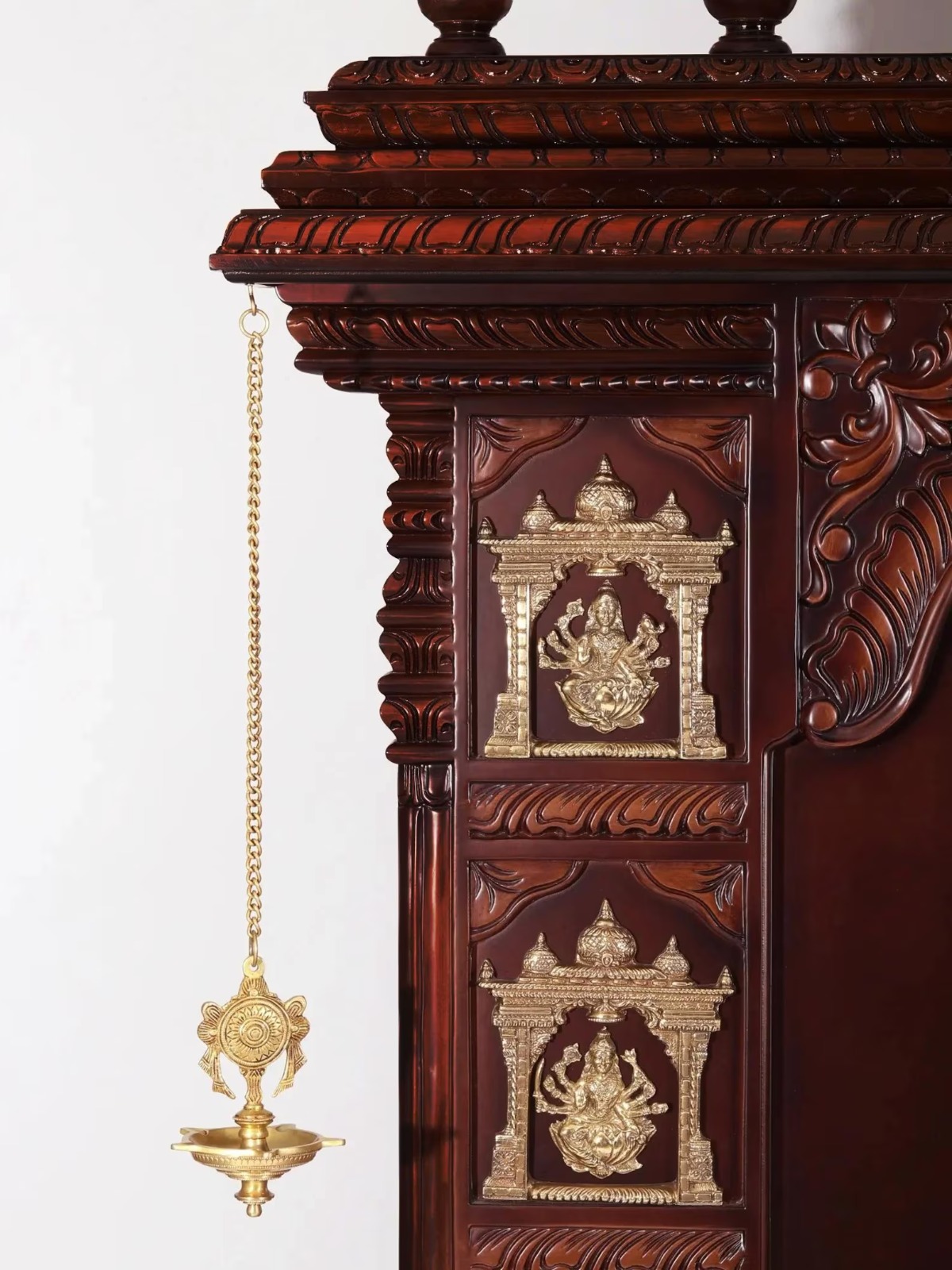 Ashtalakshmi Temple Hyderabad in Teak Wood