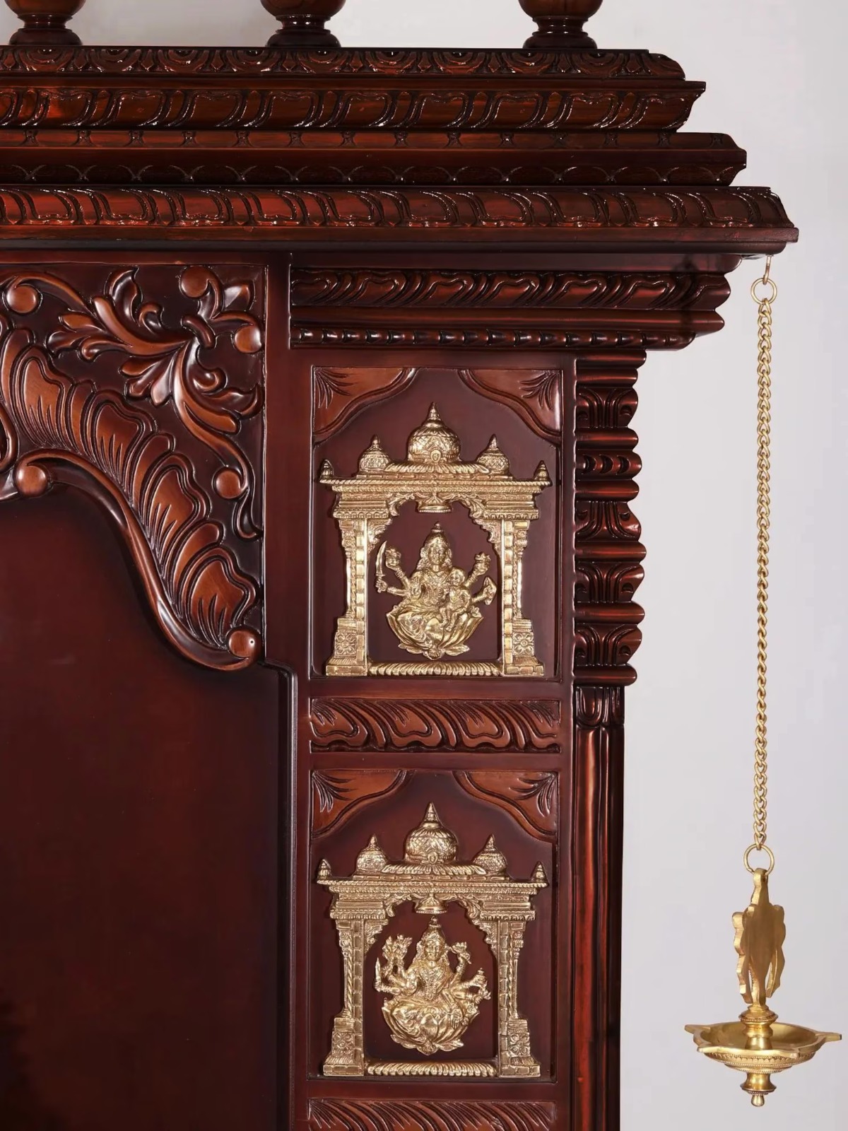 Ashtalakshmi Temple Hyderabad in Teak Wood