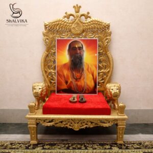 Guru Maharaj Ji Chair in Gold Polish