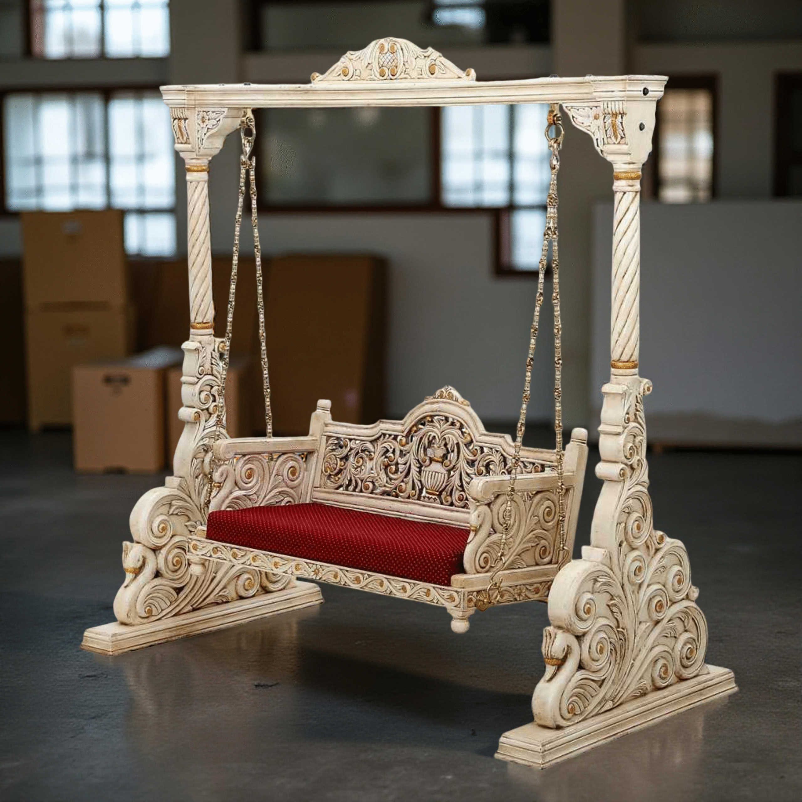 Jhula Design for Home in Teak Wood