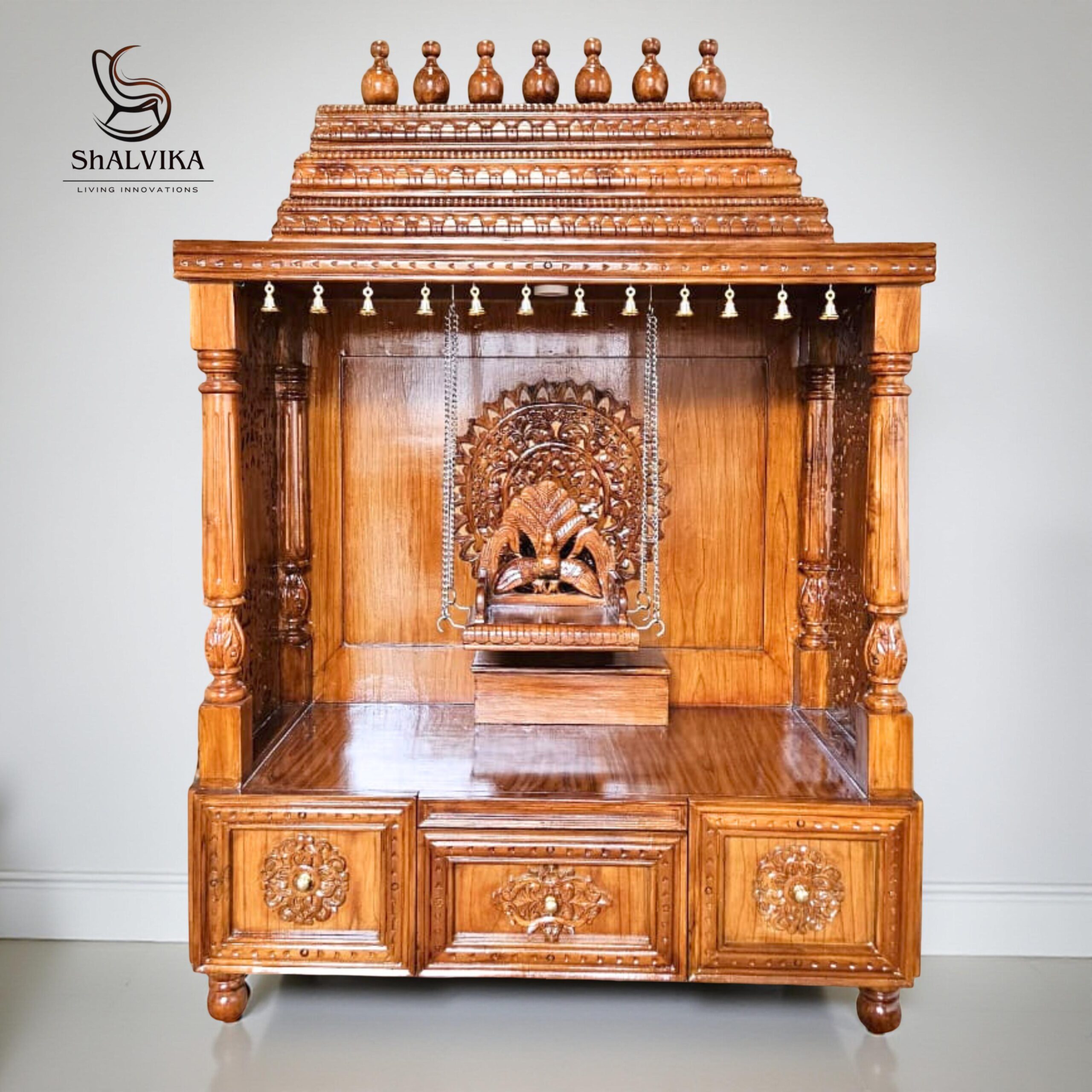 Wooden Pooja Mandir for Home